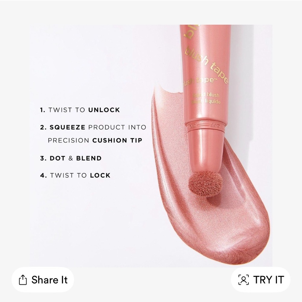 Tarte Liquid Blush Tape in Berry - Picture 4 of 8